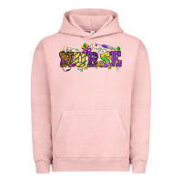 Pigment Salmon Mardi Gras Day nurse Urban Hoodie - HowdyJamesFarm
