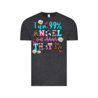 Vintage Black i am  99 angel but ohh that Vintage Tee - AdoDesignShop