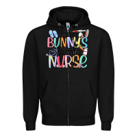 Black every bunny's favorite nurse Zipper Hoodie - MaliasSmallBusiness