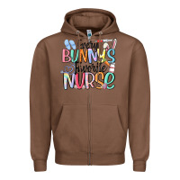 Chestnut every bunny's favorite nurse Zipper Hoodie - MaliasSmallBusiness