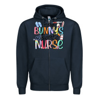 Navy every bunny's favorite nurse Zipper Hoodie - MaliasSmallBusiness