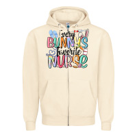Sandshell every bunny's favorite nurse Zipper Hoodie - MaliasSmallBusiness