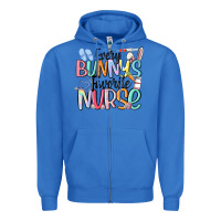 True Royal every bunny's favorite nurse Zipper Hoodie - MaliasSmallBusiness