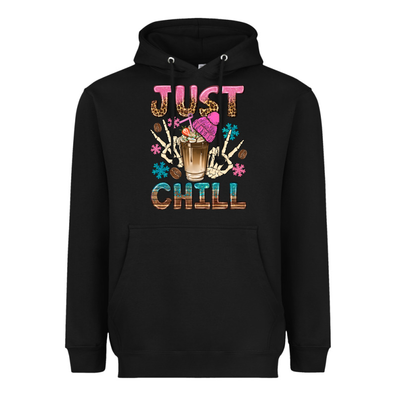 Just Chill With Coffee Bean Bbs Heavyweight Hoodie by BundleAndBundleShop | Teevron