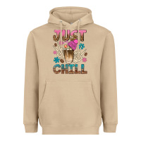 Mushroom just chill with coffee bean bbs Heavyweight Hoodie - BundleAndBundleShop