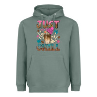 Sage just chill with coffee bean bbs Heavyweight Hoodie - BundleAndBundleShop