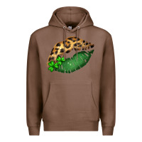 Chestnut St. Patricks Day Leopard Lips Premium Hoodie - Bettercallsaul