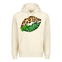 Sandshell St. Patricks Day Leopard Lips Premium Hoodie - Bettercallsaul
