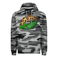Slate Camo St. Patricks Day Leopard Lips Premium Hoodie - Bettercallsaul