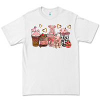 White pigs coffee cups Premium Tee - texasbilliewilder