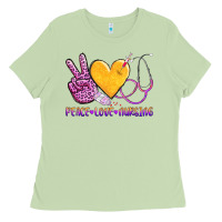 Matcha peace love nursing Ladies Tee - AdoDesignShop