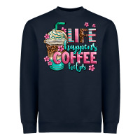 Navy life happens coffee  helps Heavyweight Sweatshirt - AdoDesignShop