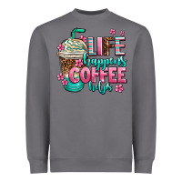Storm life happens coffee  helps Heavyweight Sweatshirt - AdoDesignShop