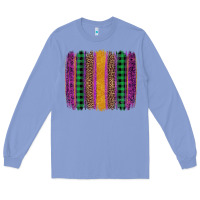 Colony Blue mardi gras western brush stroke Long Sleeve Tee - Artiststas