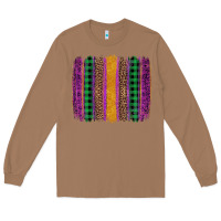 Toasted Coconut mardi gras western brush stroke Long Sleeve Tee - Artiststas