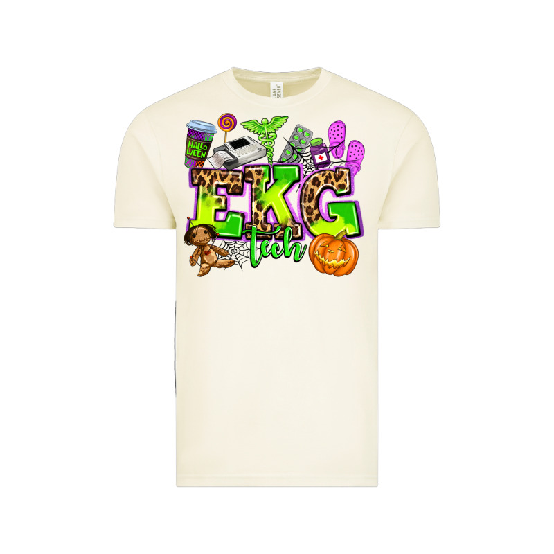 Ekg Tech Nurse Halloween Vintage Tee by AdoDesignShop | Teevron