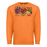 Carrot Peace Love Tacos Premium Sweatshirt - BundleAndBundleShop