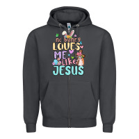Smoke no bunny loves me like jesus Zipper Hoodie - MaliasSmallBusiness