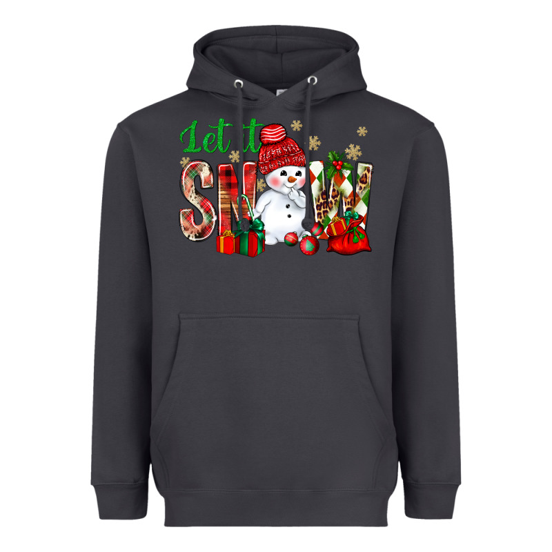 Let It Snow With Snowman Heavyweight Hoodie by BundleAndBundleShop | Teevron