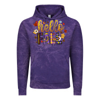 Cloud Purple hello fall Vintage Hoodie - CowhideDigitalArt