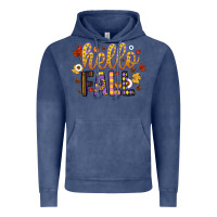 Vintage Denim hello fall Vintage Hoodie - CowhideDigitalArt