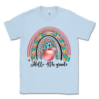 Dusty Blue hello 4th grade Classic Tee - JahusDesignShop