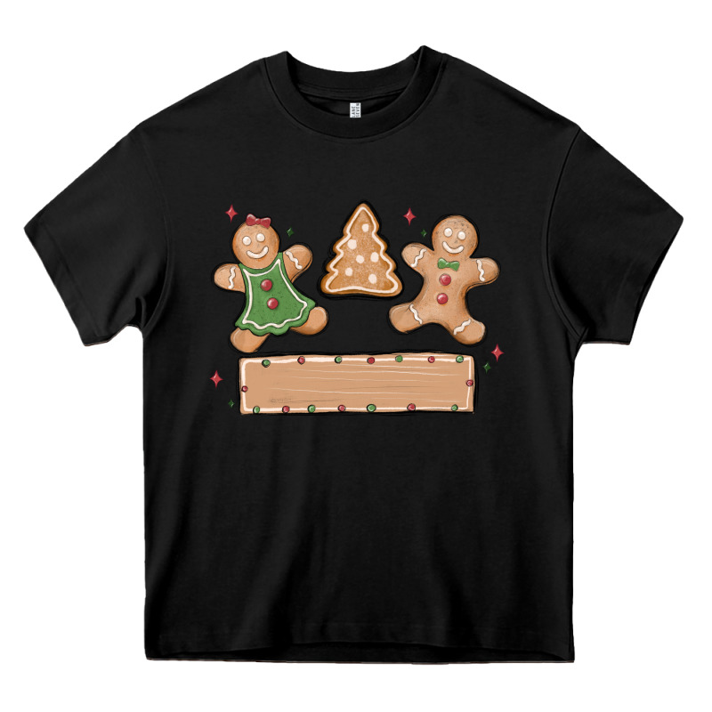 Gingerbread Christmas Heavy Core Tee by MaliasSmallBusiness | Teevron