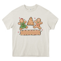 Cream gingerbread christmas Heavy Core Tee - MaliasSmallBusiness