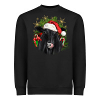 Black christmas black angus Heavyweight Sweatshirt - JahusDesignShop