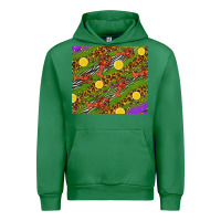 Emerald Mardi Gras Crabs and lemons tumbler Urban Hoodie - HowdyJamesFarm