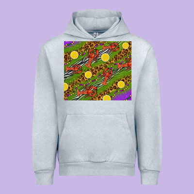 Mardi Gras Crabs And Lemons Tumbler Urban Hoodie Designed By Howdyjamesfarm