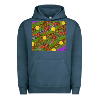 Pigment Midnight Navy Mardi Gras Crabs and lemons tumbler Urban Hoodie - HowdyJamesFarm