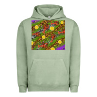 Pigment Oil Green Mardi Gras Crabs and lemons tumbler Urban Hoodie - HowdyJamesFarm