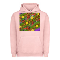 Pigment Salmon Mardi Gras Crabs and lemons tumbler Urban Hoodie - HowdyJamesFarm