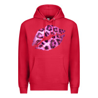 Cardinal Pink Leopard Lips Premium Hoodie - Bettercallsaul