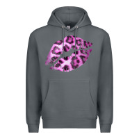 Rock Pink Leopard Lips Premium Hoodie - Bettercallsaul