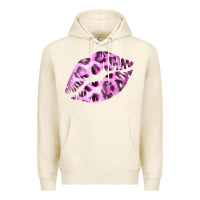 Tofu Pink Leopard Lips Premium Hoodie - Bettercallsaul