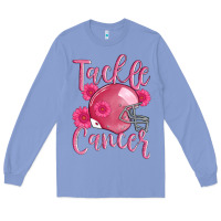 Colony Blue tackle cancer helmet Long Sleeve Tee - AdoDesignShop