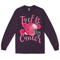 Plum tackle cancer helmet Long Sleeve Tee - AdoDesignShop
