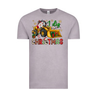 Vintage Zinc i dig Christmas bulldozer santa Vintage Tee - JahusDesignShop
