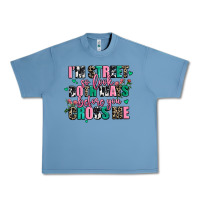 Pebble Blue floral i am street so look both ways before you cr Urban Heavy Tee - AdoDesignShop