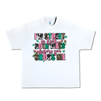 White floral i am street so look both ways before you cr Urban Heavy Tee - AdoDesignShop