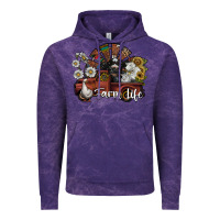 Cloud Purple farm life Vintage Hoodie - SublimationCraftShop