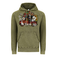 Vintage Olive farm life Vintage Hoodie - SublimationCraftShop