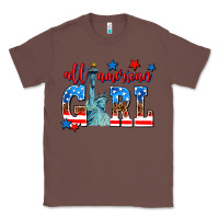 Chestnut all american girl Classic Tee - AdoDesignShop