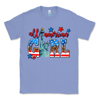 Colony Blue all american girl Classic Tee - AdoDesignShop