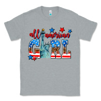 Heather Grey all american girl Classic Tee - AdoDesignShop