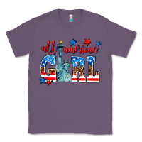 Lavender all american girl Classic Tee - AdoDesignShop