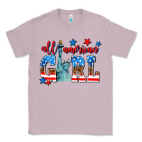 Lilac all american girl Classic Tee - AdoDesignShop