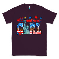 Plum all american girl Classic Tee - AdoDesignShop
